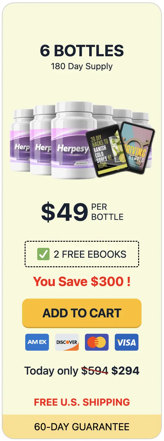 Herpesyl order six bottles